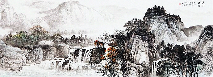 杨昌林山水画,杨昌林山水作品