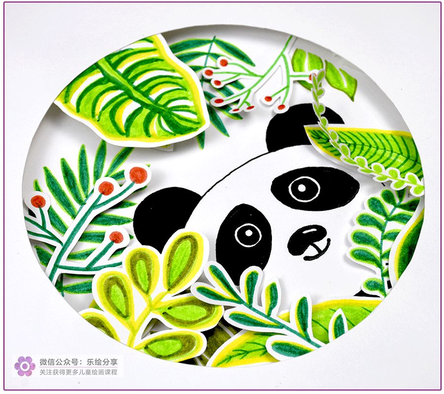 儿童画花丛画法高级感,儿童画创意画花蝴蝶