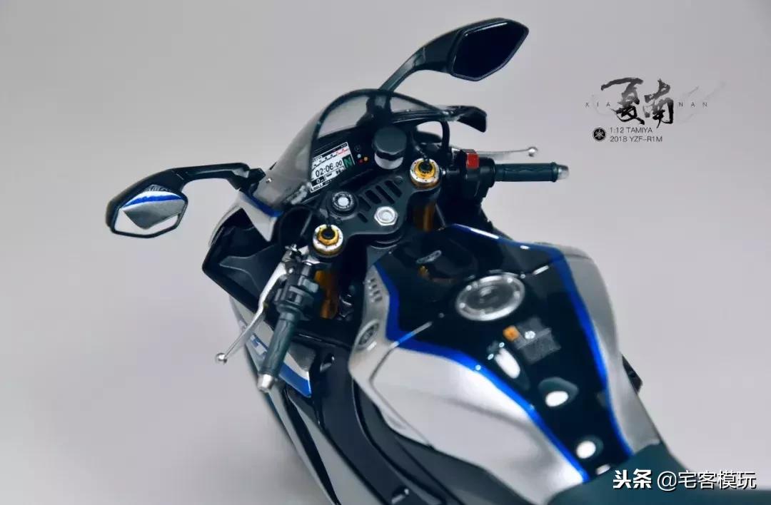 模型制作范例：田宫1:12雅马哈YZF-R1M,14133制作过程
