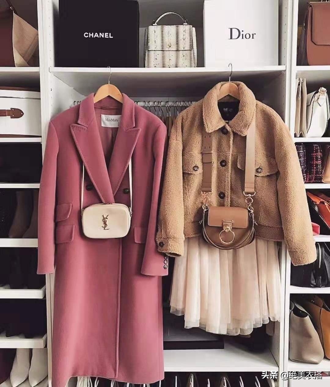 双面羊绒大衣极简轻奢风早秋穿搭,黑色羊绒大衣中长款外套穿搭