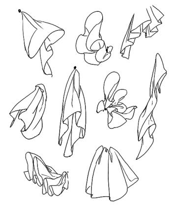 如何画衣服的褶皱感线条,如何画衣服褶皱颜色