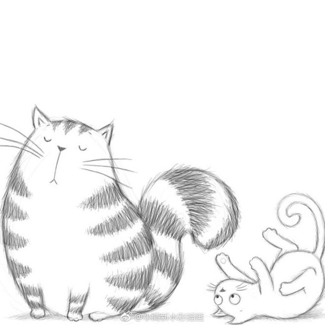 自带少年感的插画铅笔画,随手画插画第1笔就很萌