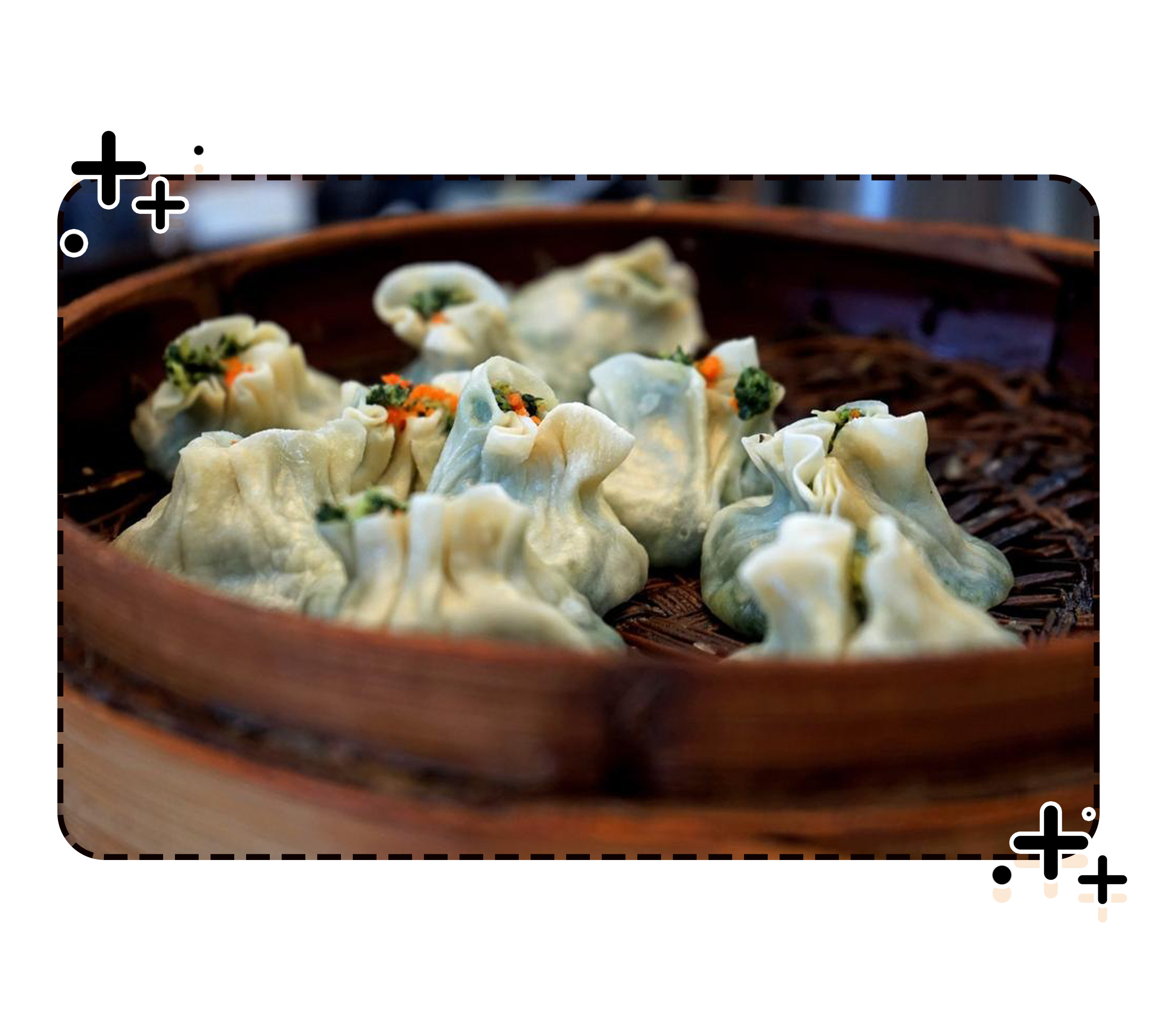 好不容易逃过广东早茶的诱惑，却在扬州早茶中胖成球（菲李漫画）