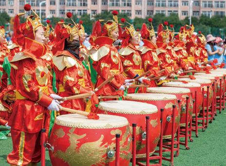 新时代鼓舞,新时代的小鼓舞