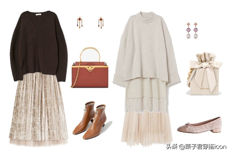 穿搭秋冬半身裙,穿搭半身裙子