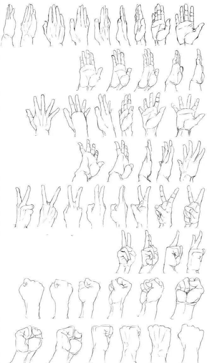 动漫人物手怎么画,画动漫人物手的画法