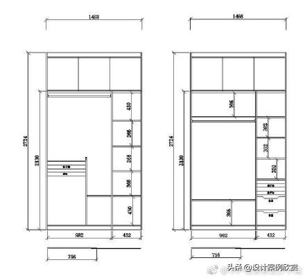 1-3m宽衣柜设计尺寸+科学布局