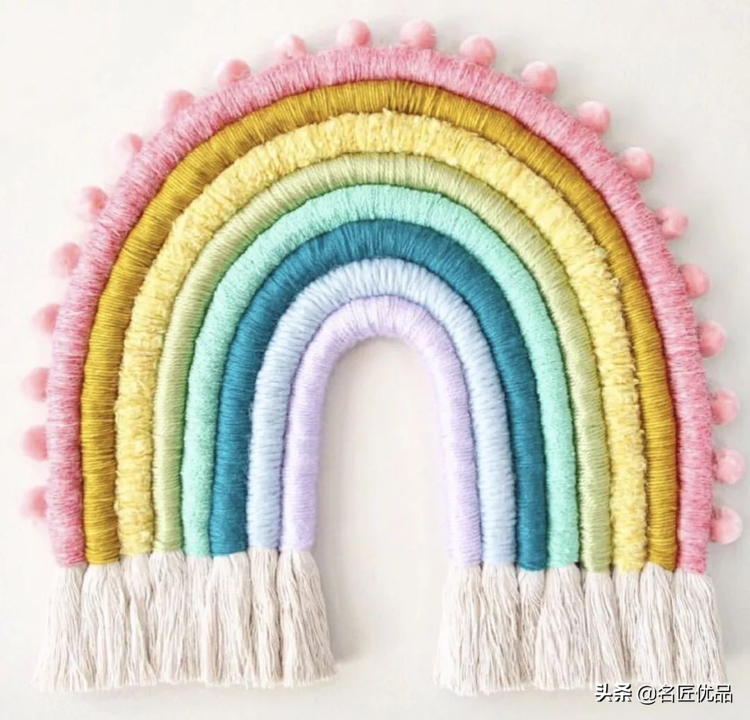 自己在家做家用装饰,diy手工挂毯教程