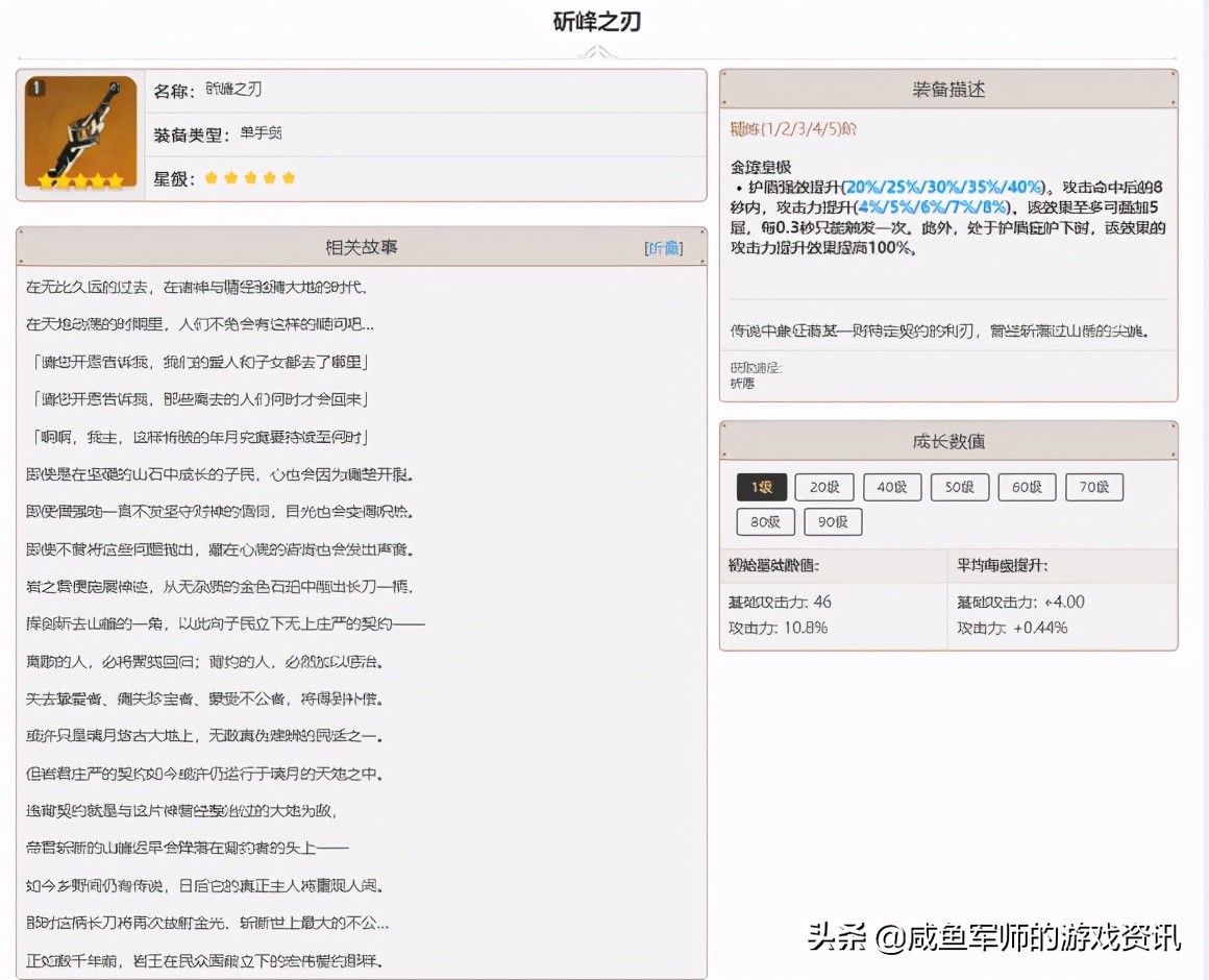 提瓦特大陆的*器武**你知道多少？