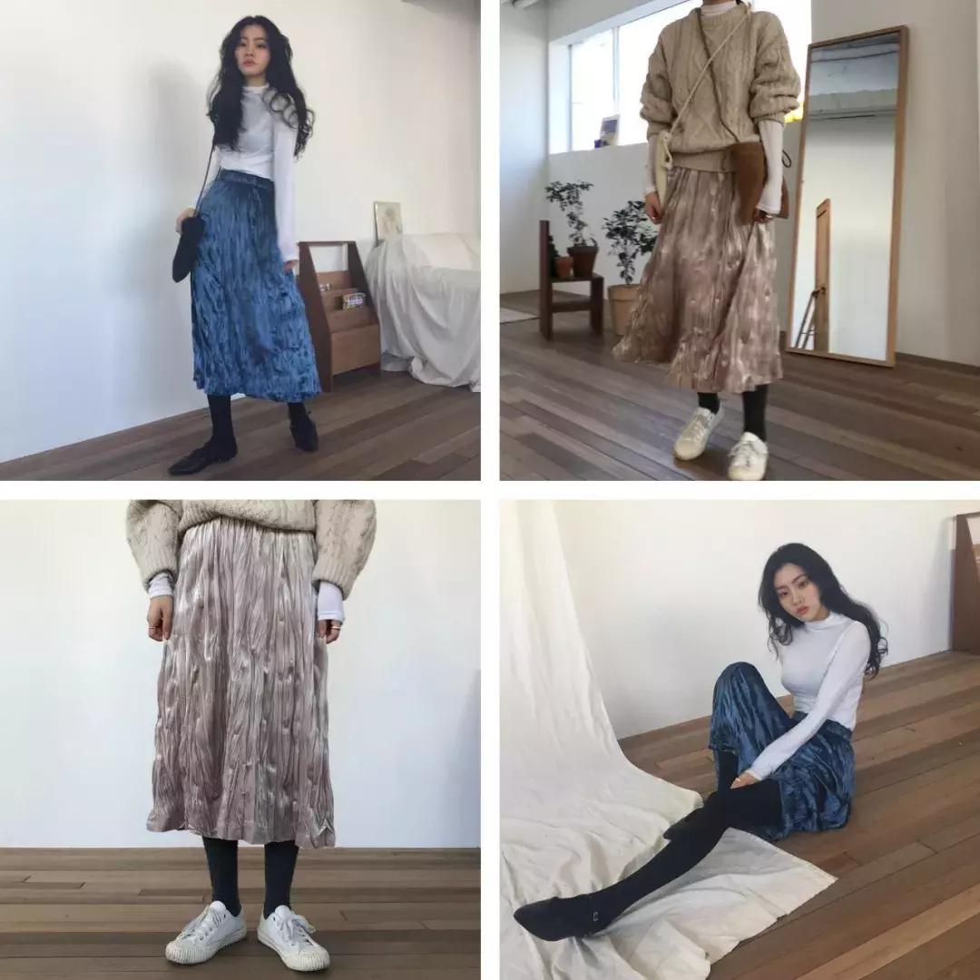 韩国小姐姐九分裤穿搭冬季,小姐姐的穿法你学会了吗