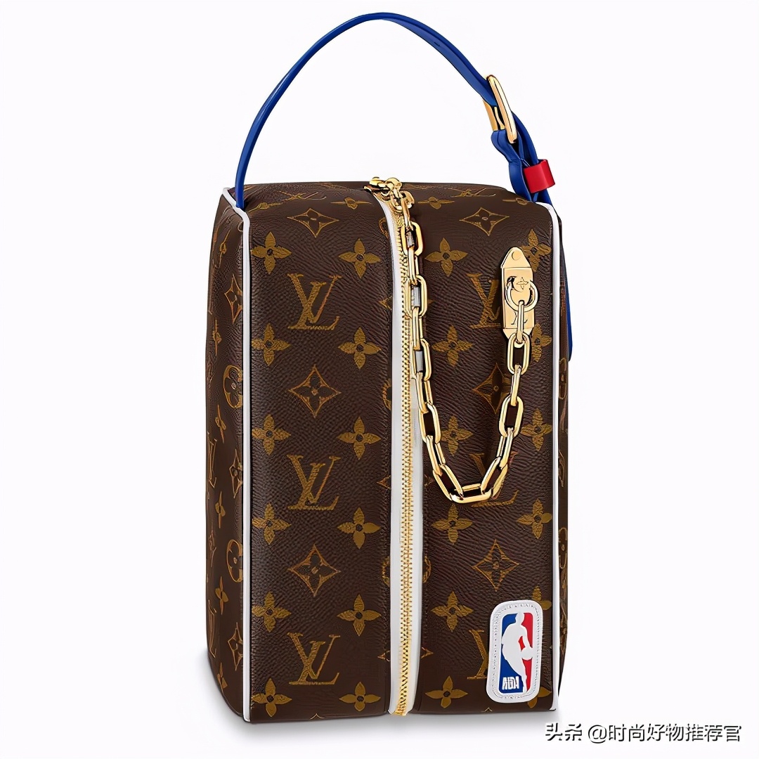 LV新包|NBA合作系列：篮网元素，红白蓝3色细节