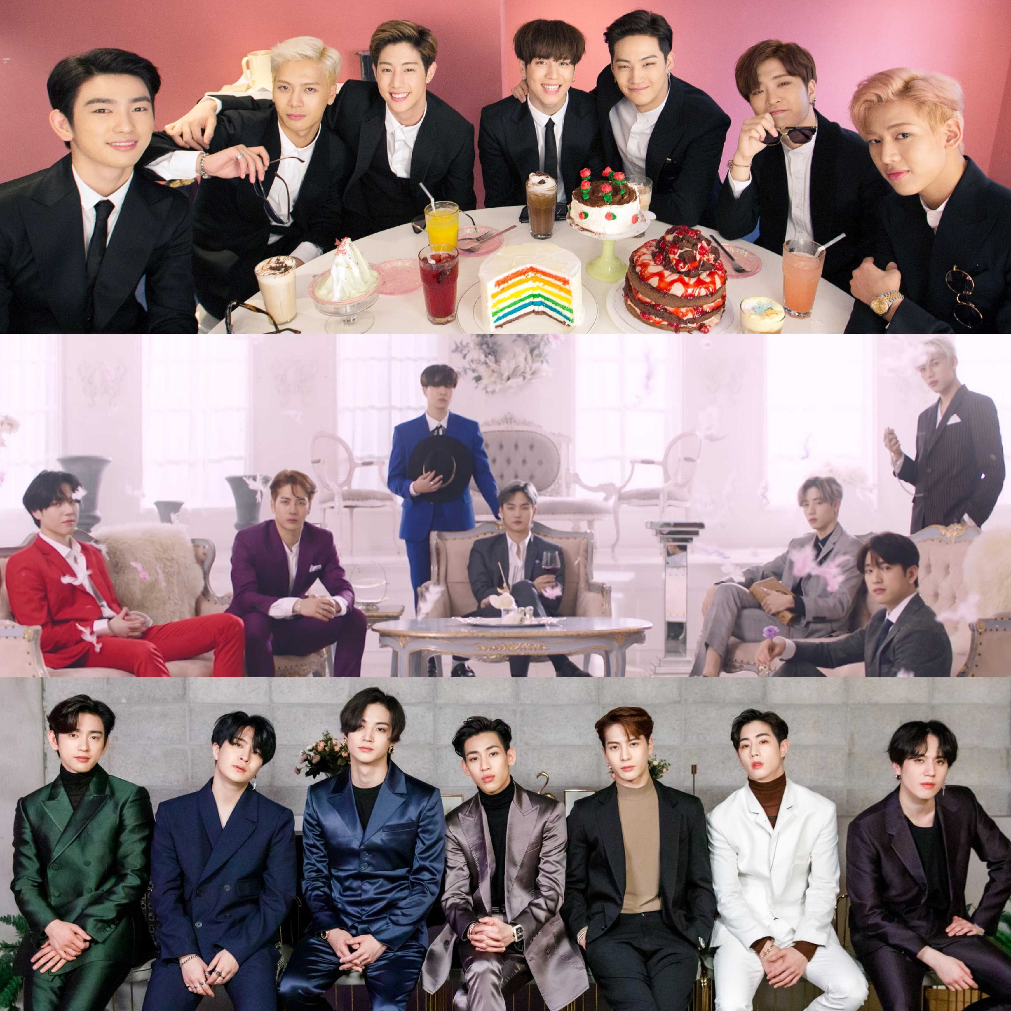 韩团got7发布新专辑现场,got7markson韩团