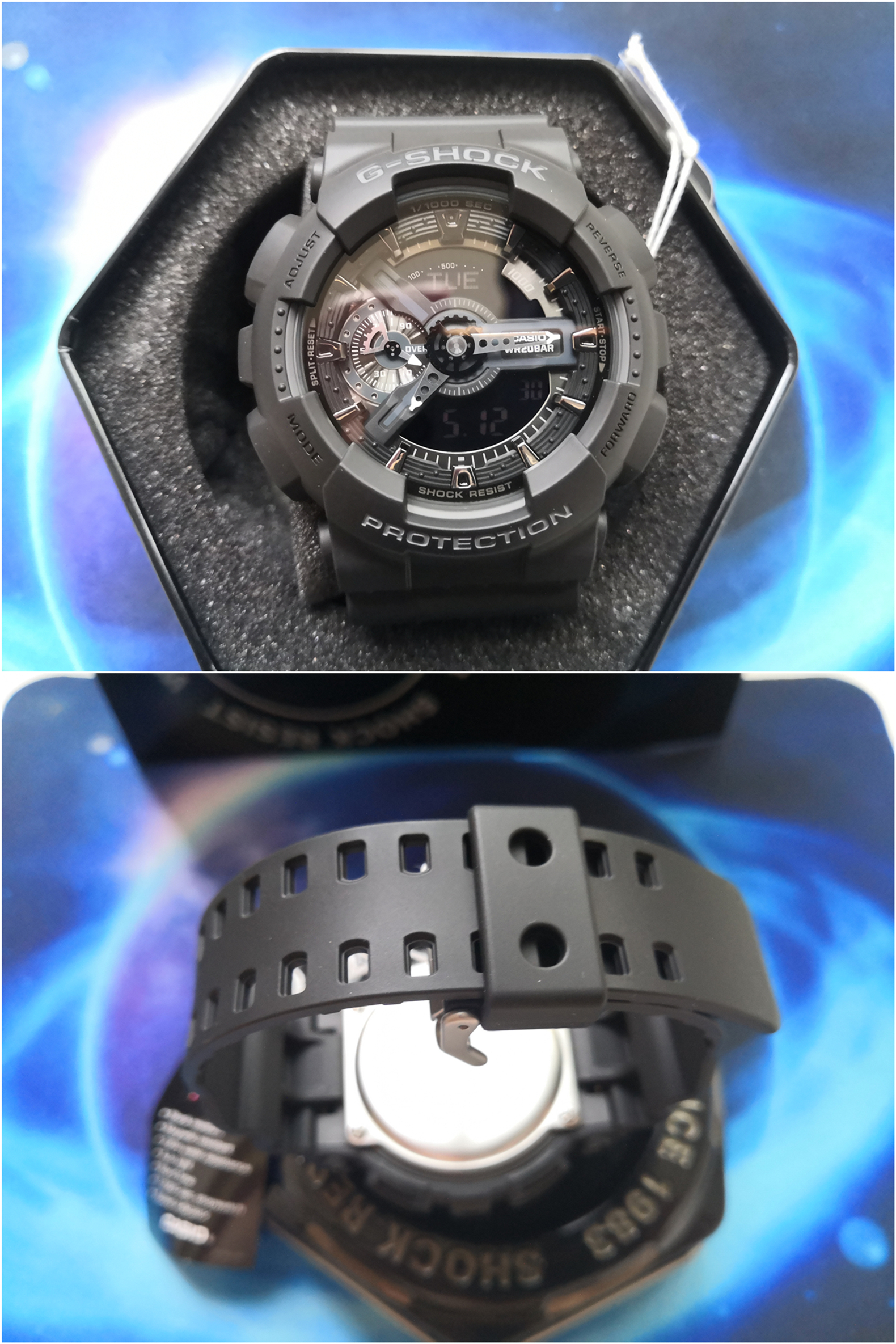 卡西欧黑武士手表按键和功能,卡西欧黑武士手表上手效果