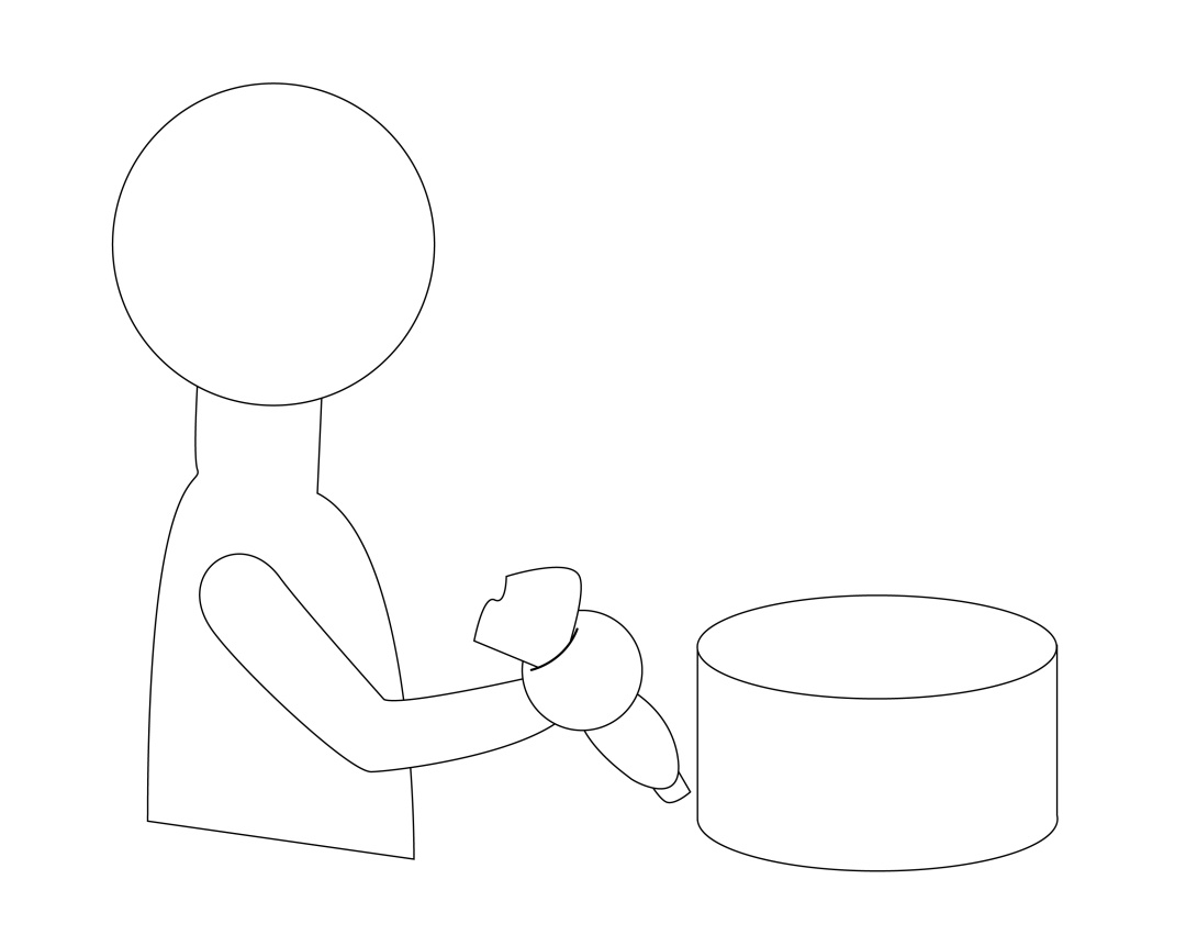 向日葵裱花手法教程简单易学,裱花的七种基础手法教程