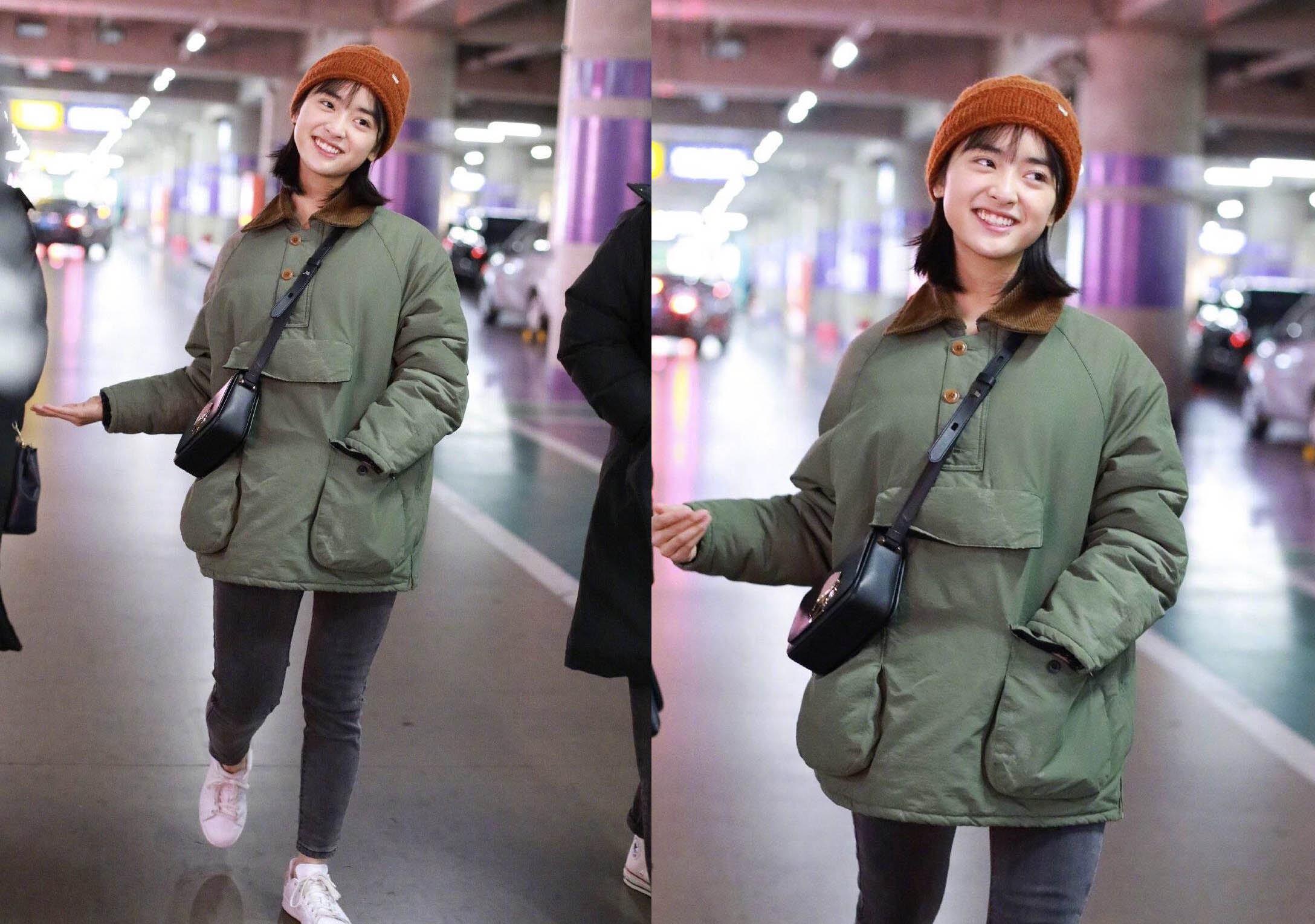 沈月流星花园小短腿入场,沈月穿搭不露腿