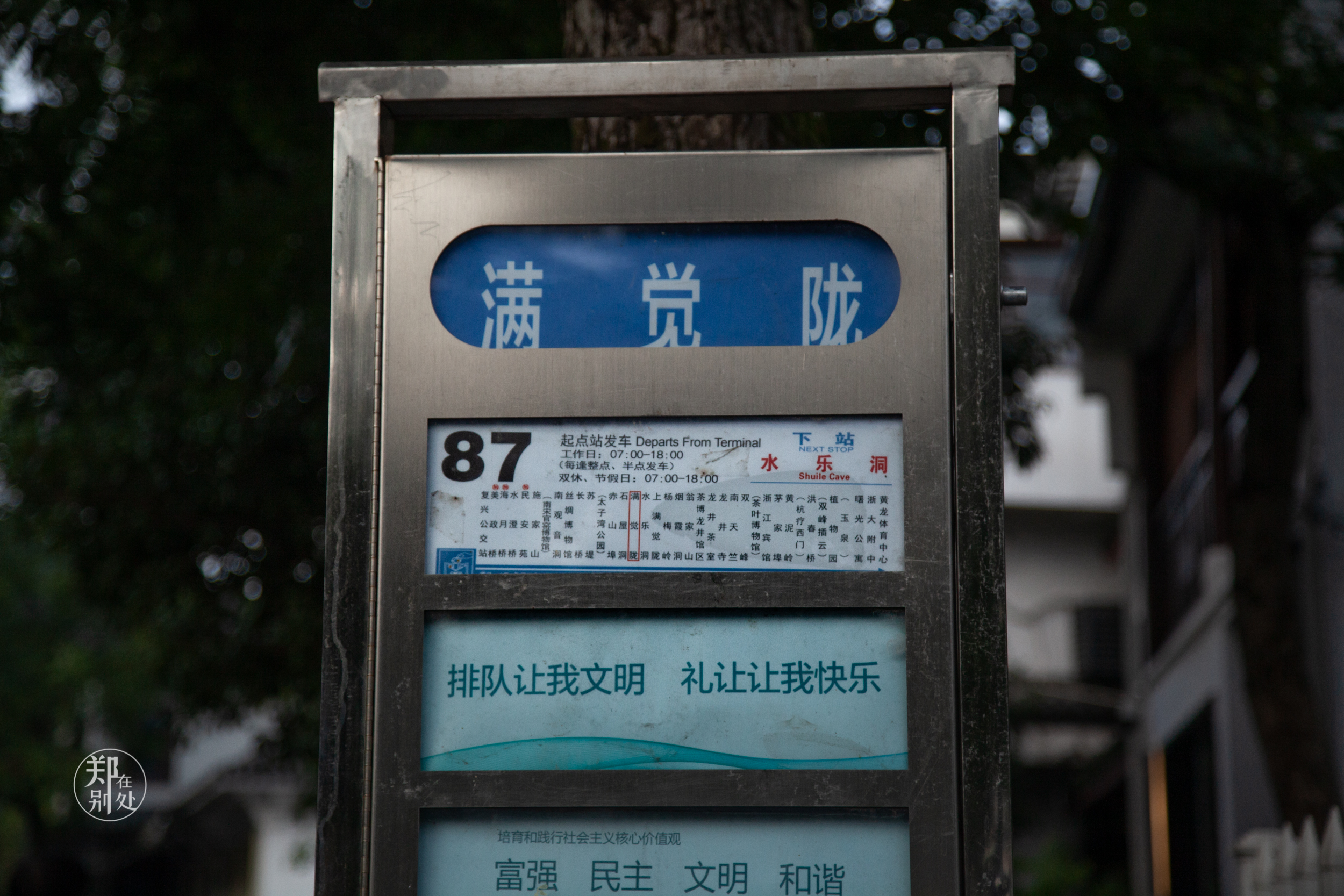 坐公交游杭州几路最好,杭州87路公交沿路风景