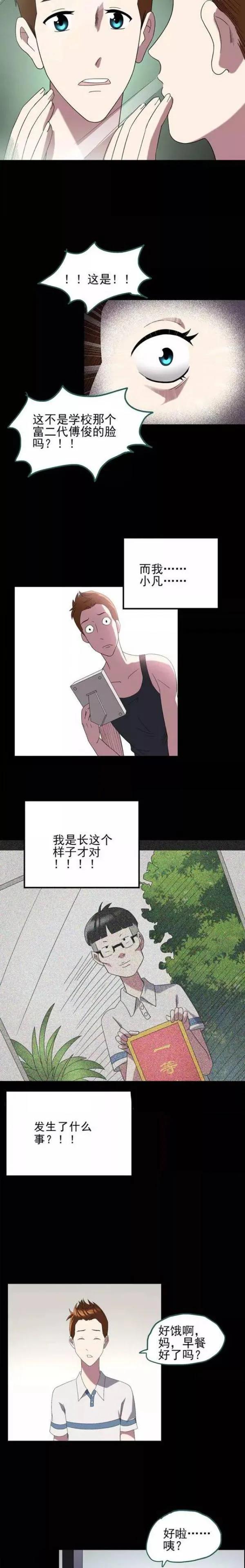 变脸人性漫画,穷小子变有钱的人性漫画