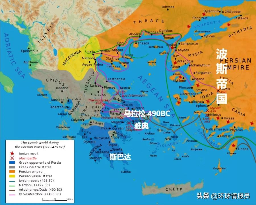 古代希腊雅典城邦,希腊最早的几个本土城邦