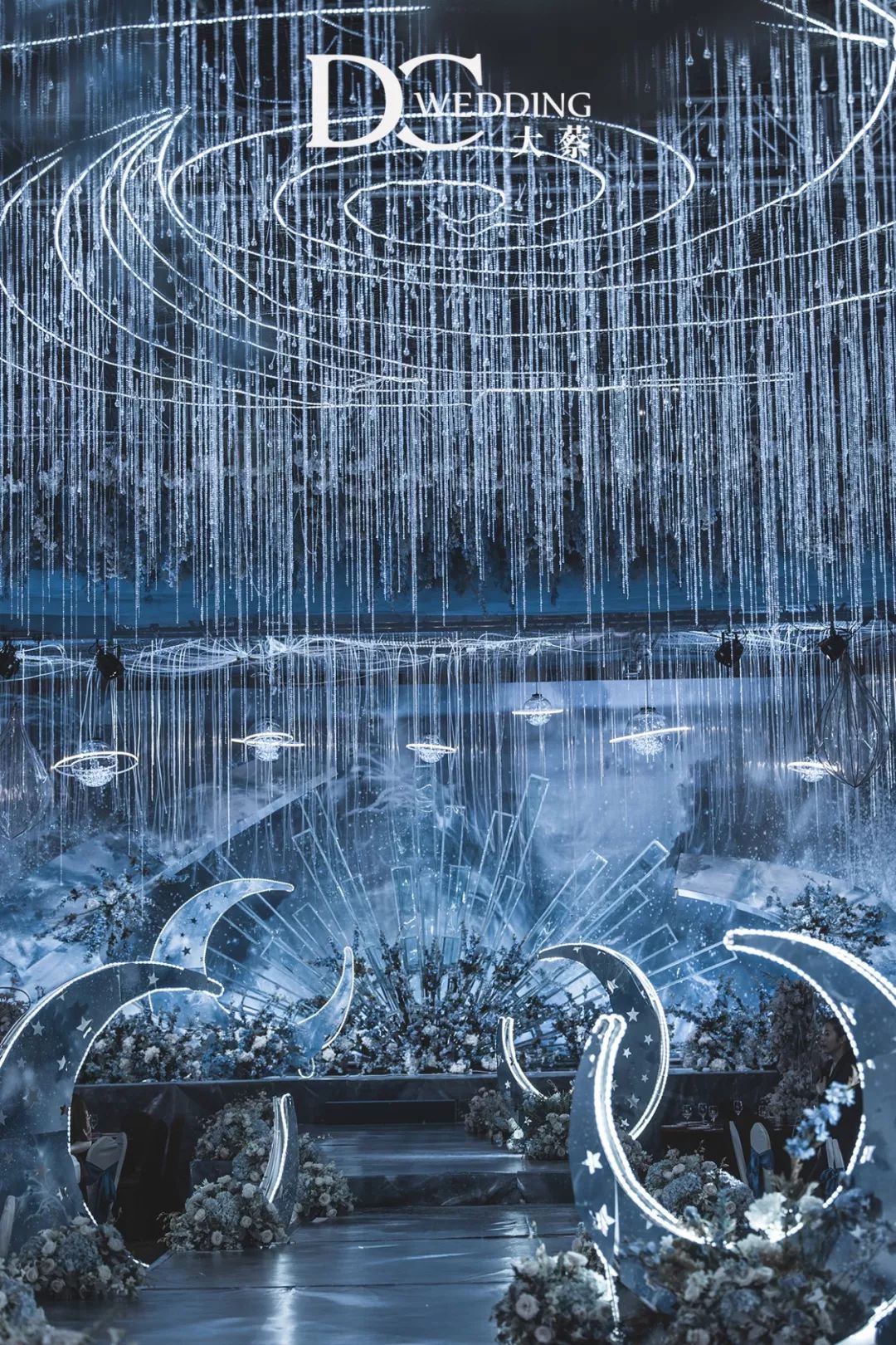 婚礼梦幻星空风格,韩式星空主题婚礼元素设计