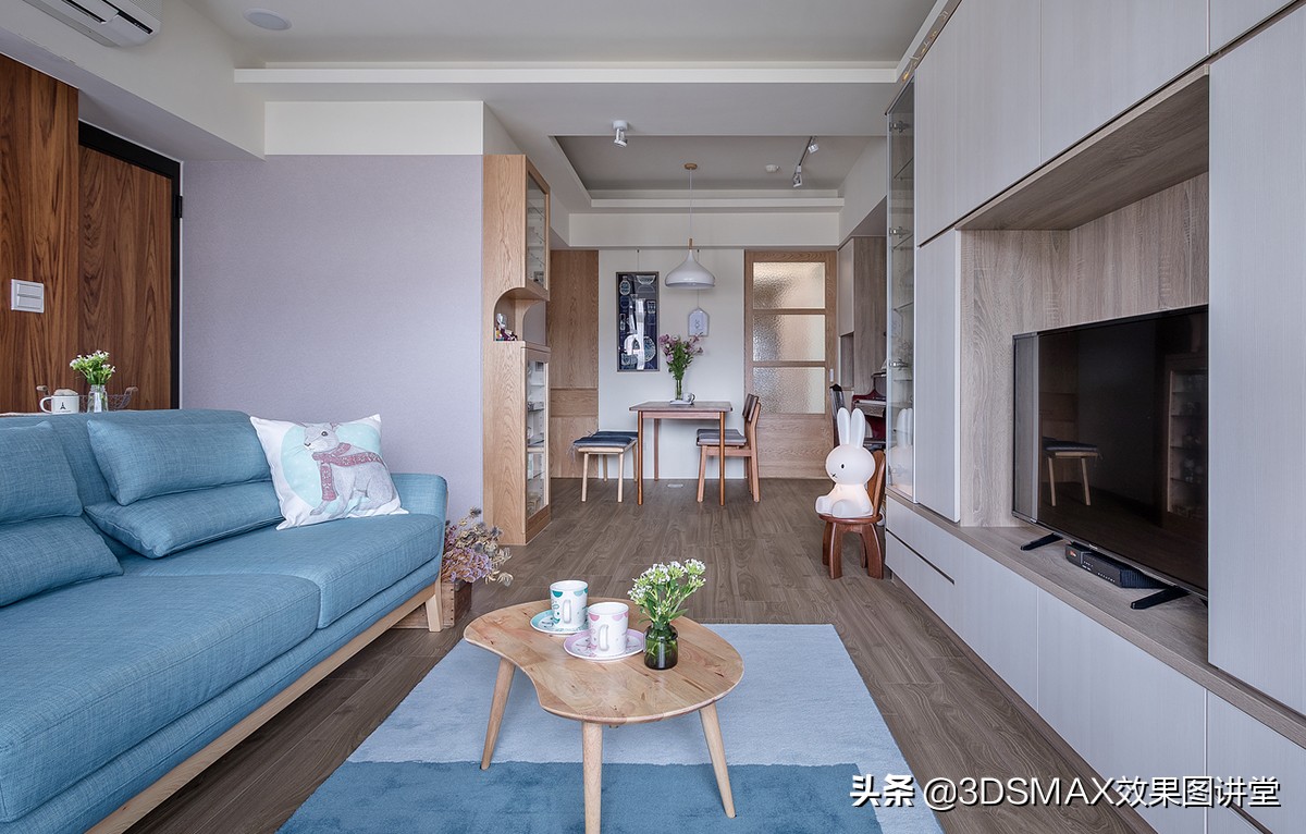 96平满溢温馨日系北欧混搭亲子宅,日式淡雅度假屋