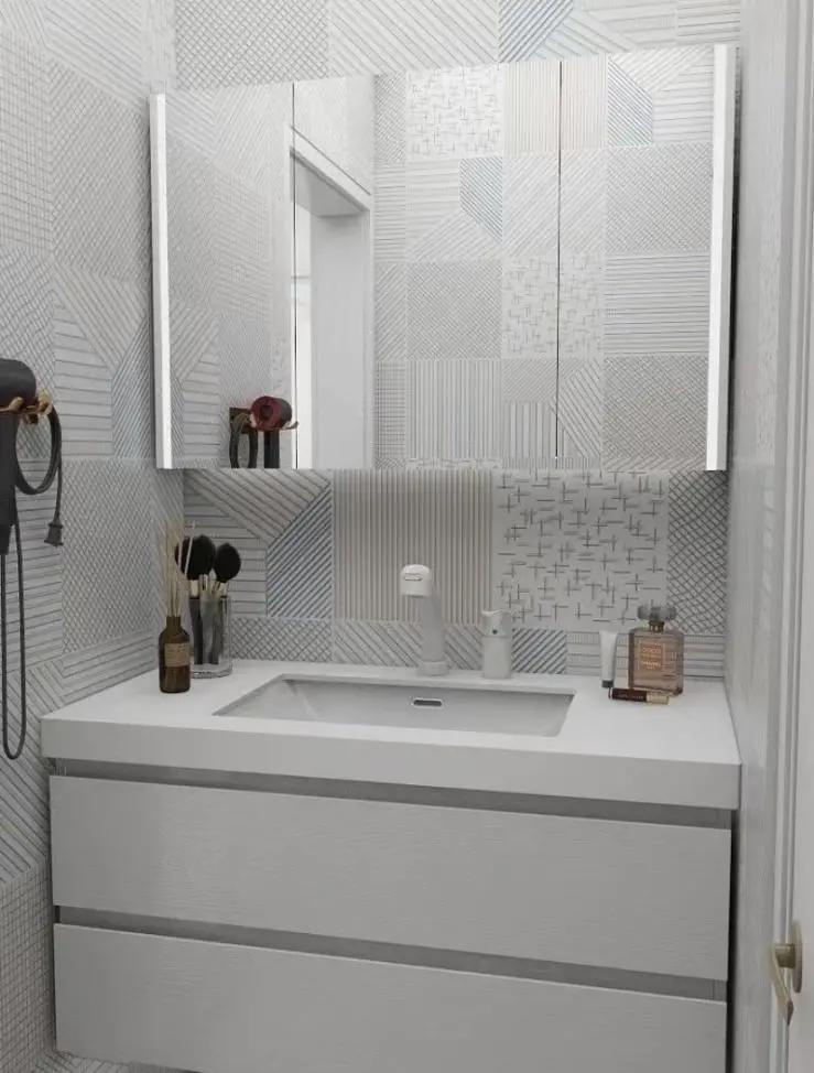 卫生间装修不能错过的浴室柜,小的卫生间如何选浴室柜