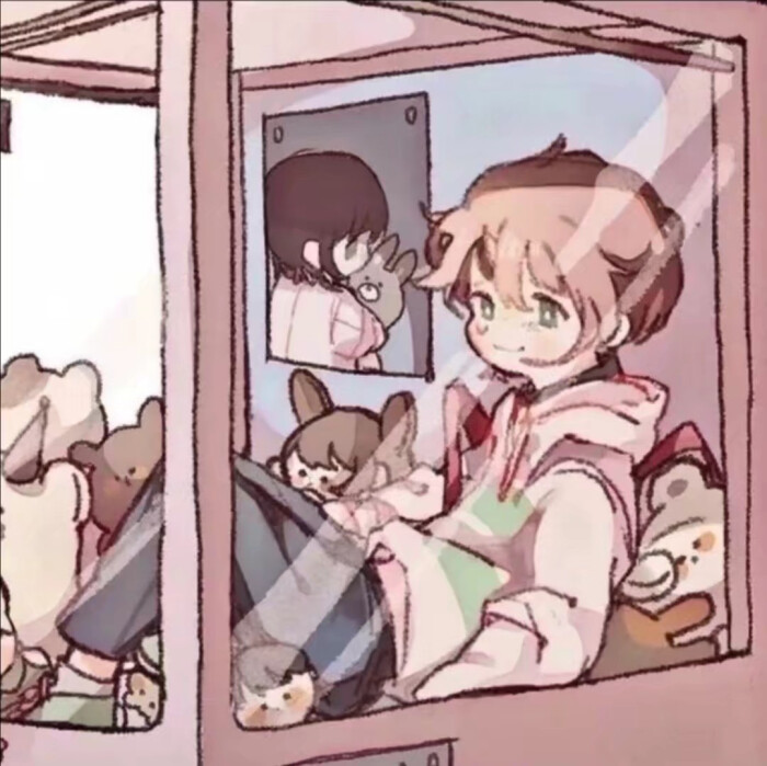 情侣头像动漫一男一女情头,情侣头像动漫分开一人一张