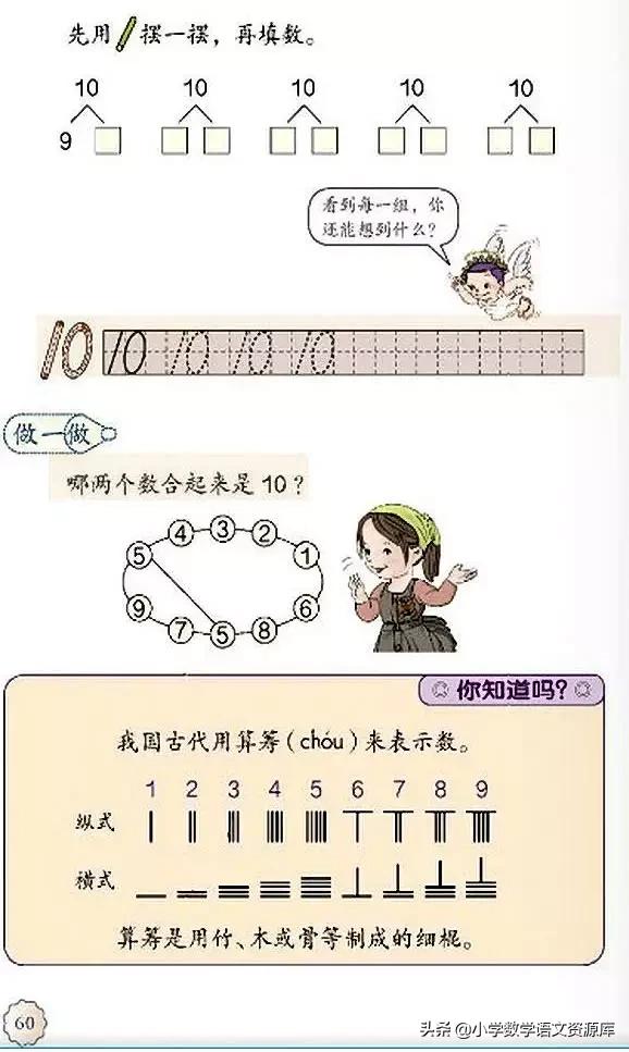 人教版小学数学一年级下册电子版,小学数学人教版电子课本教案