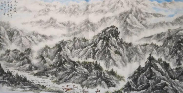 掌上乾坤指间生花世界级艺术家-贾同辉的“指墨”风釆