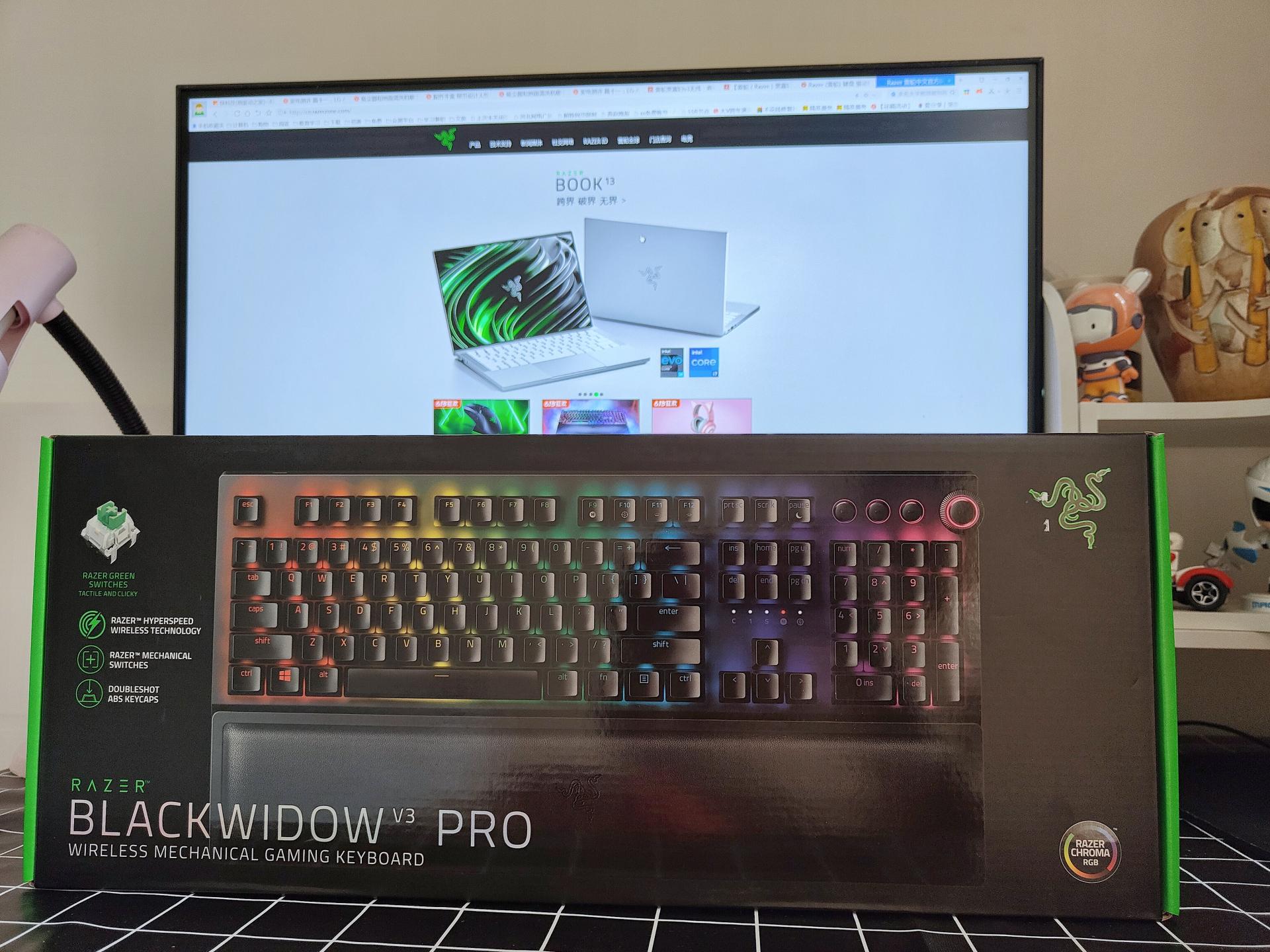 razer雷蛇黑寡妇蜘蛛v3绿轴介绍,雷蛇黑寡妇蜘蛛v3无线版绿轴