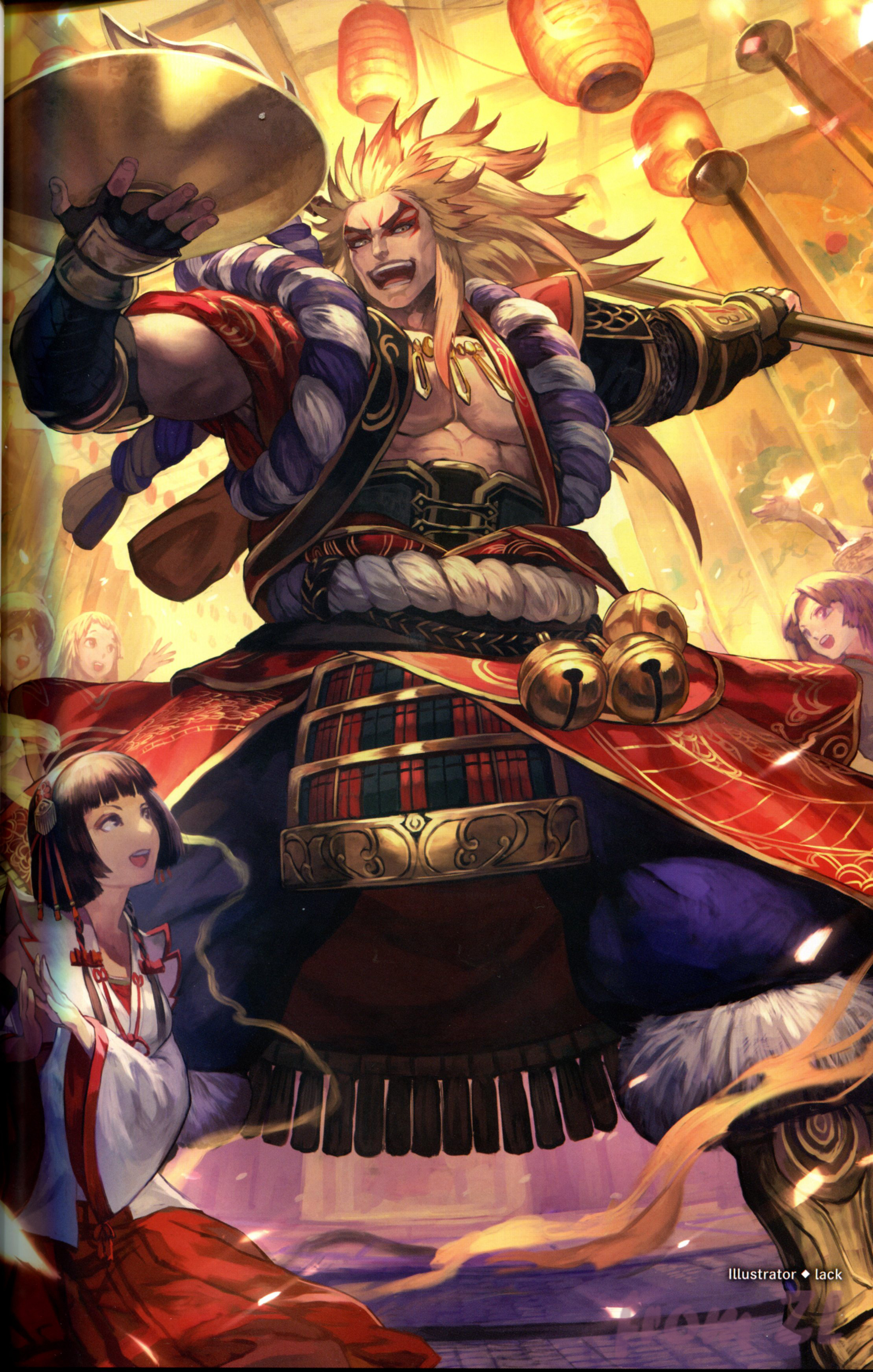 战国无双4设定角色原画集，神无双极意55名武将CG插画壁纸欣赏