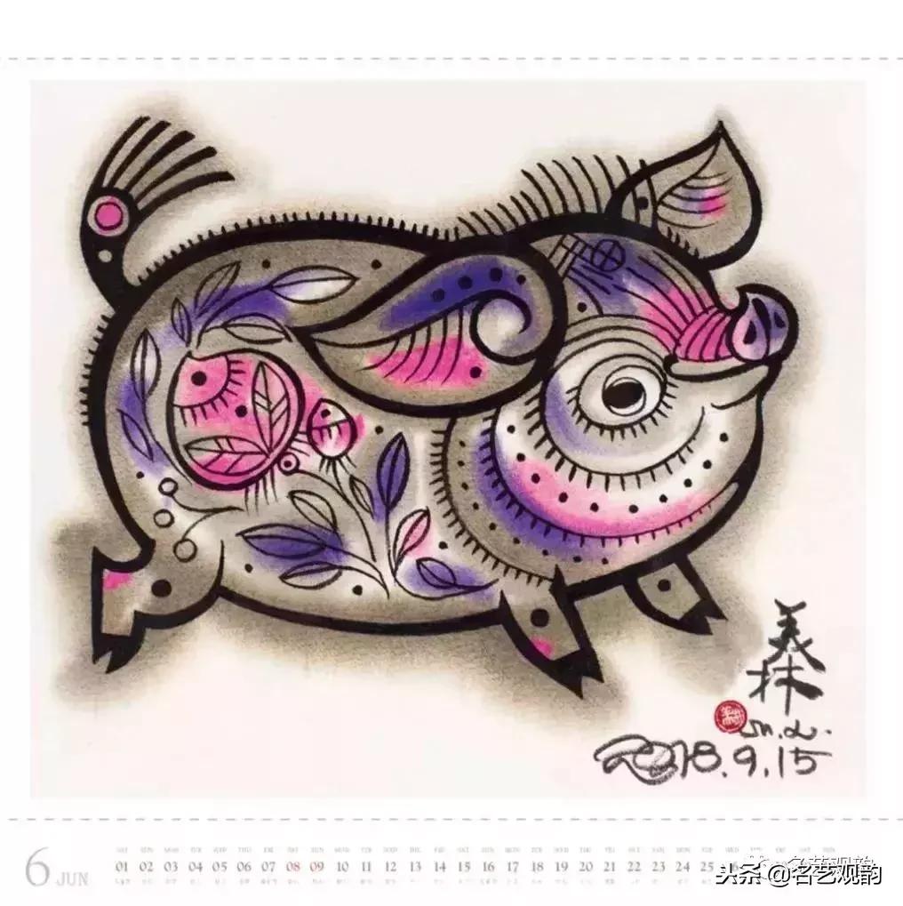 赏十大名家画笔下的猪,”猪“福填满2019!