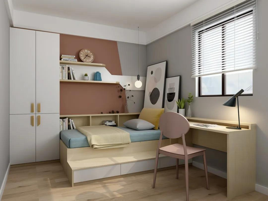 次卧的空间太小?不妨试试这样装