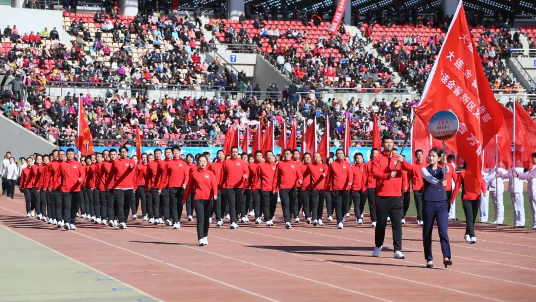 高清大图！震撼来袭！金普新区第三届全*运民**动会开幕式，精彩