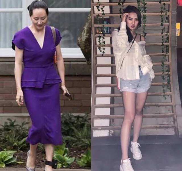 华为老总小女儿视频,华为老总女儿回国