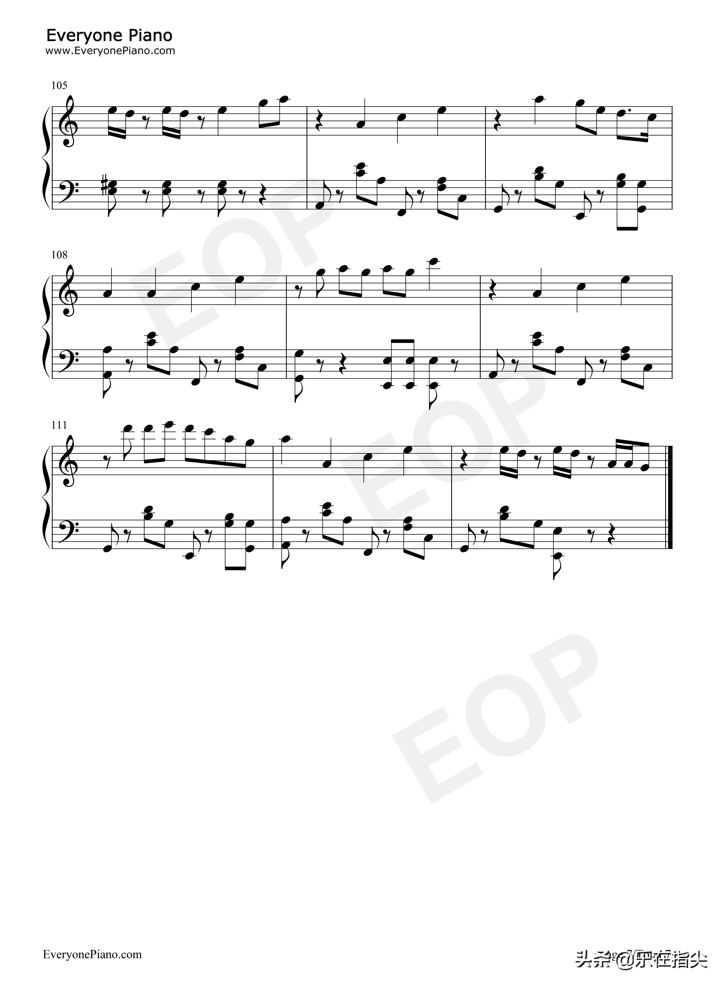 华莎maria钢琴简谱,华莎新曲maria