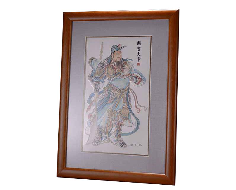 贴金箔的画,给画加画框多少钱