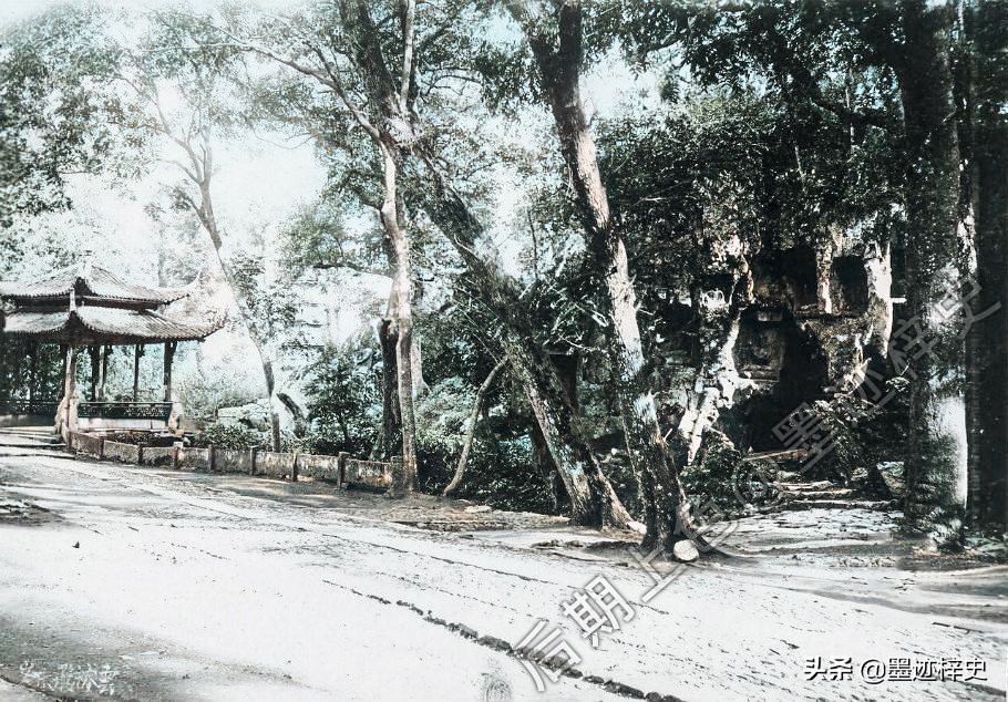 杭州林云禅寺,杭州灵隐寺景区老照片