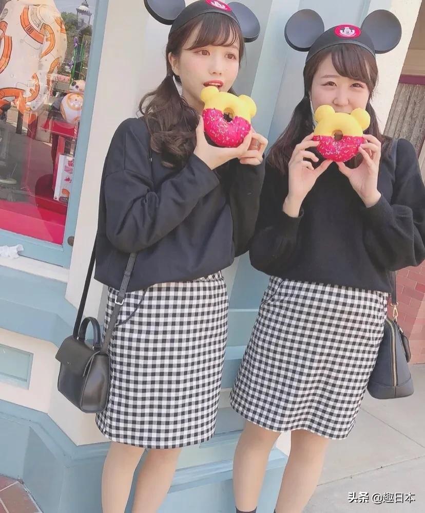 迪士尼游玩穿搭春秋女款,日系穿搭迪士尼