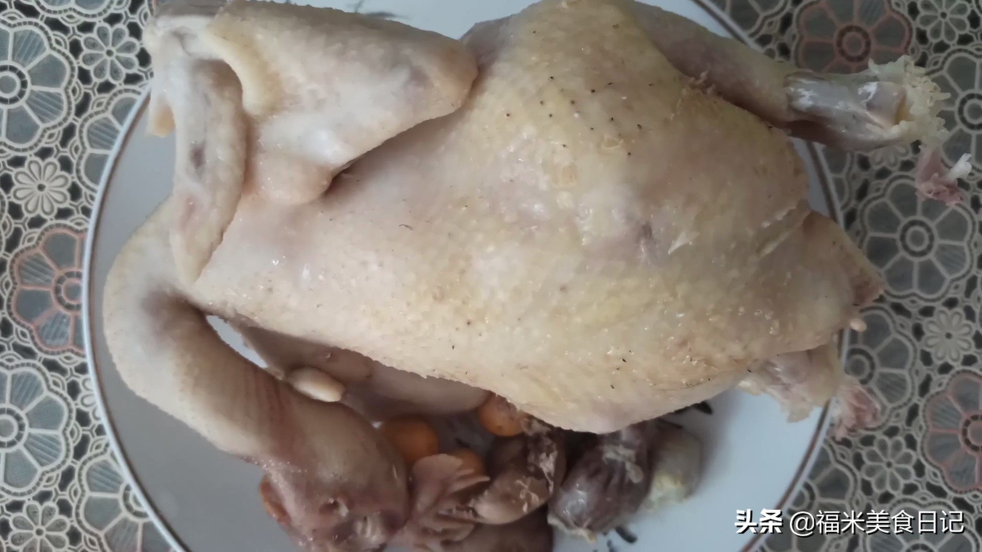 白切鸡浸鸡做法,广东正宗白切鸡浸熟法