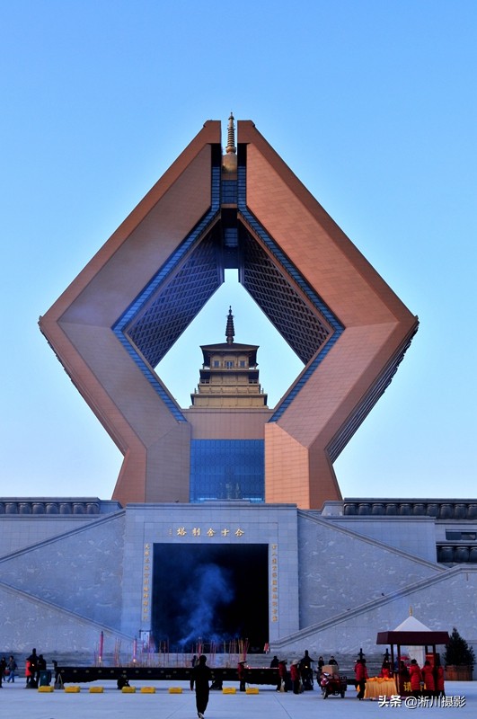 中国第一圣地法门寺,法门寺大慈恩寺
