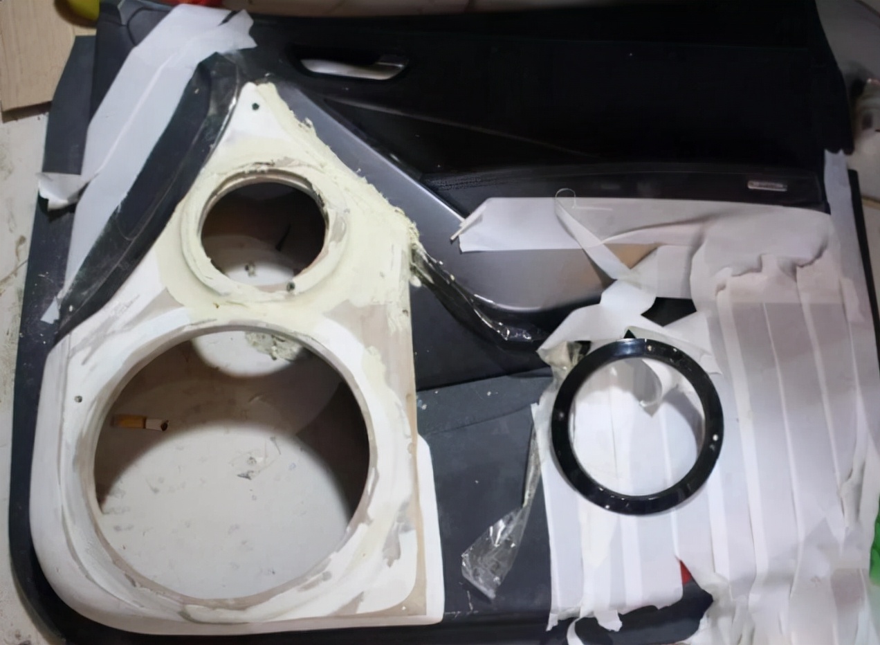 汽车音响cd倒模制作教程,不拆车简易汽车音响倒模教程图解