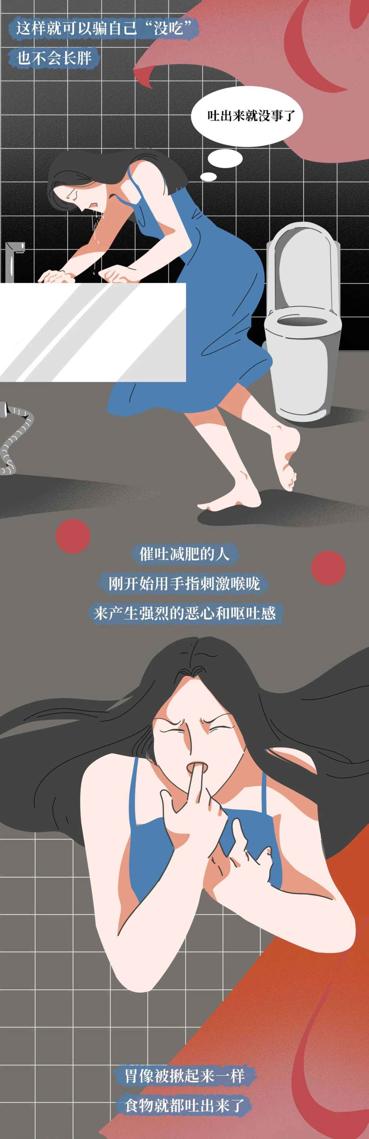 催吐,外挂般的减肥方式?吃的是欲望,吐的是灵魂