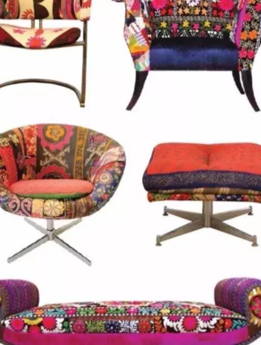 手工拼布衣柜,拼布家具