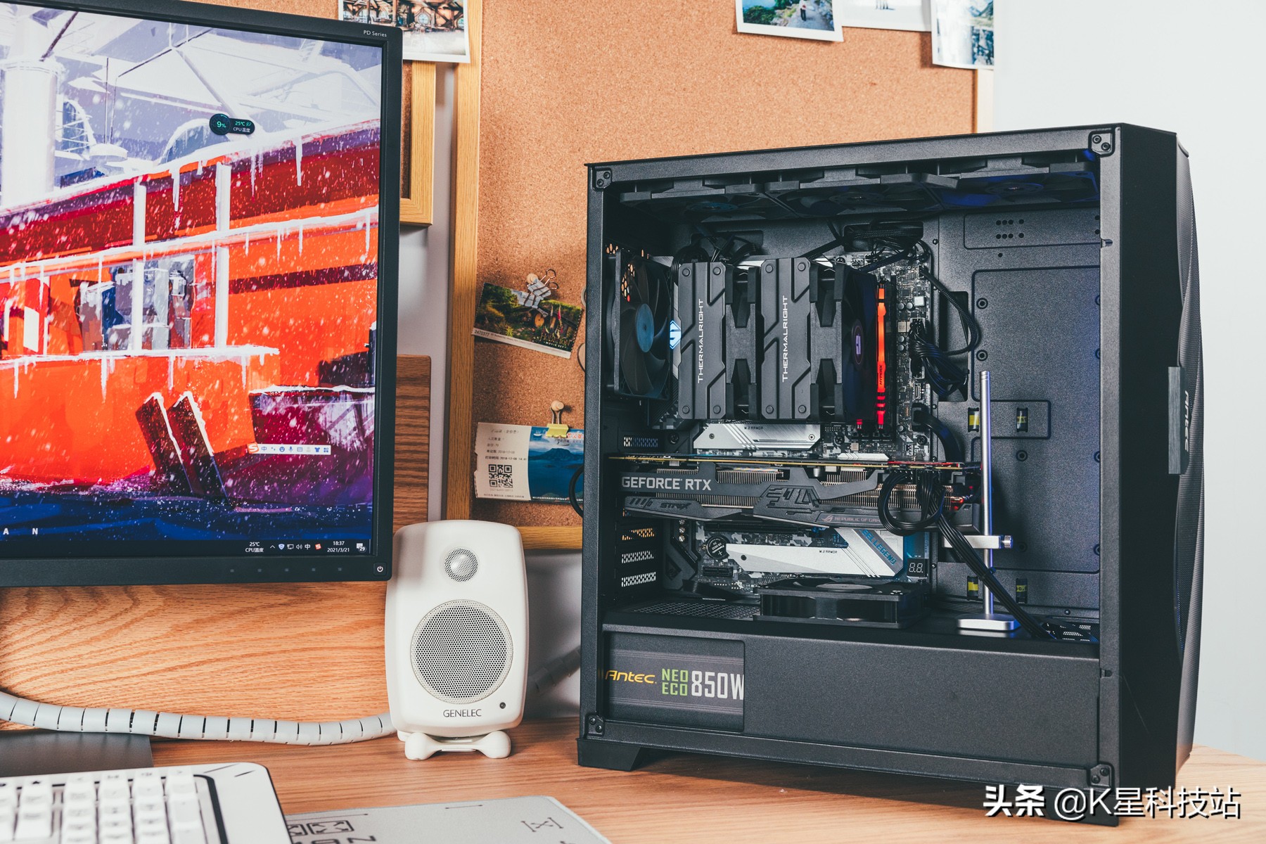 N卡3080溢价下的妥协,一台5900X剪辑后期商用主机装机