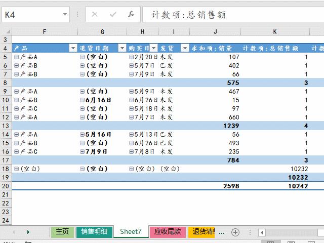 excel全自动销售管理套表,如何用excel制作订单管理系统