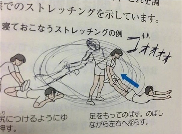 英语书上的涂鸦,课本涂鸦搞笑英语书