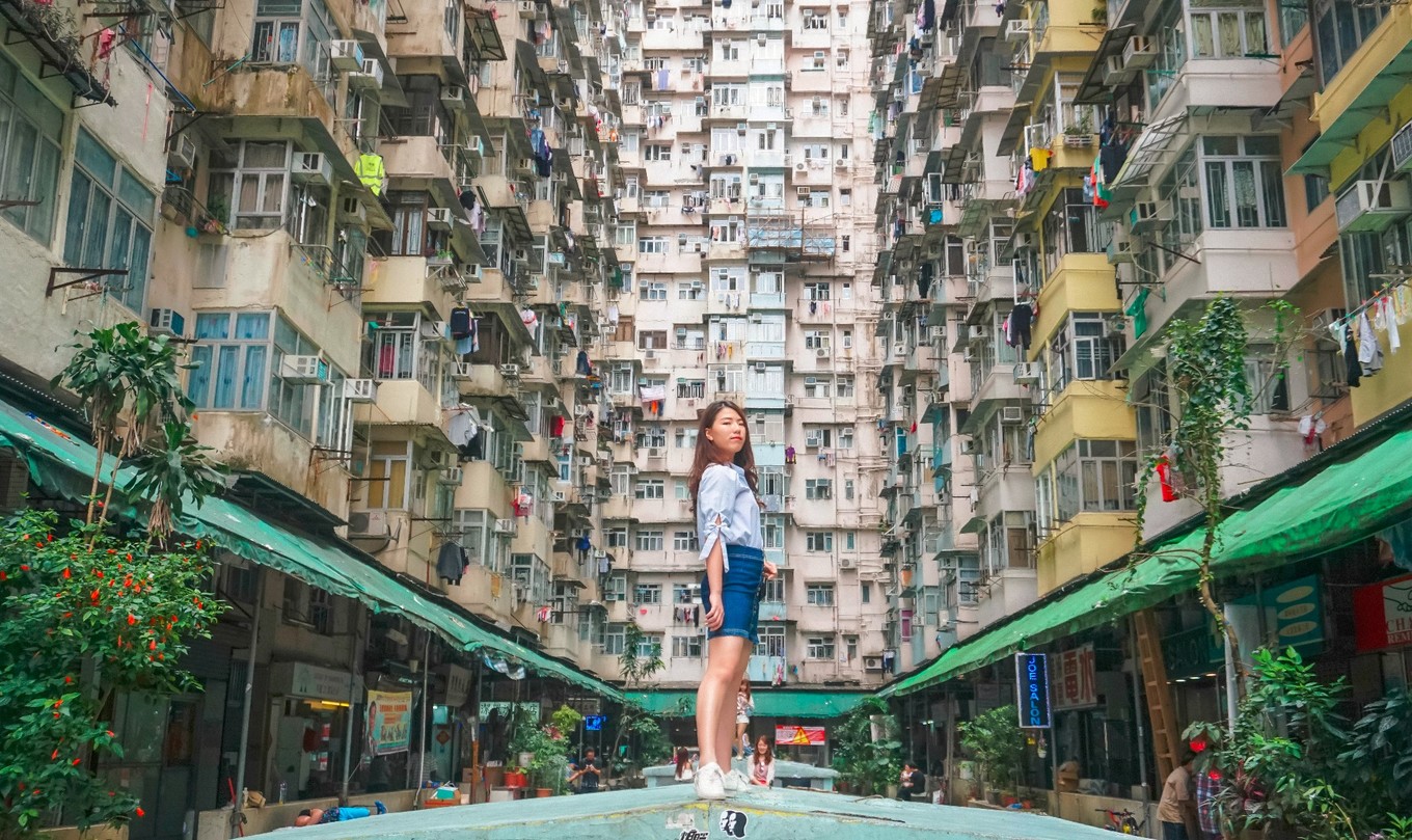 香港ins必打卡地，因《变形金刚》拍摄而出名，又被称为怪兽大楼