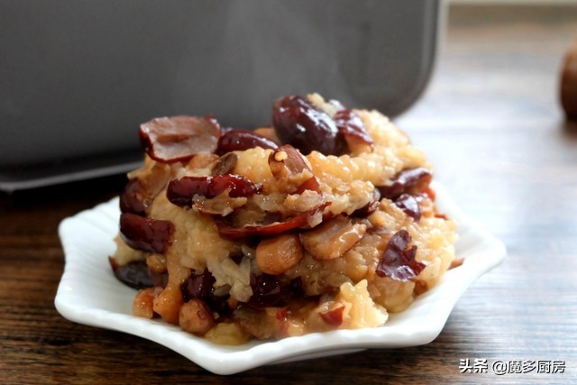 蒸红枣糯米正确做法,红枣加上糯米煮着喝