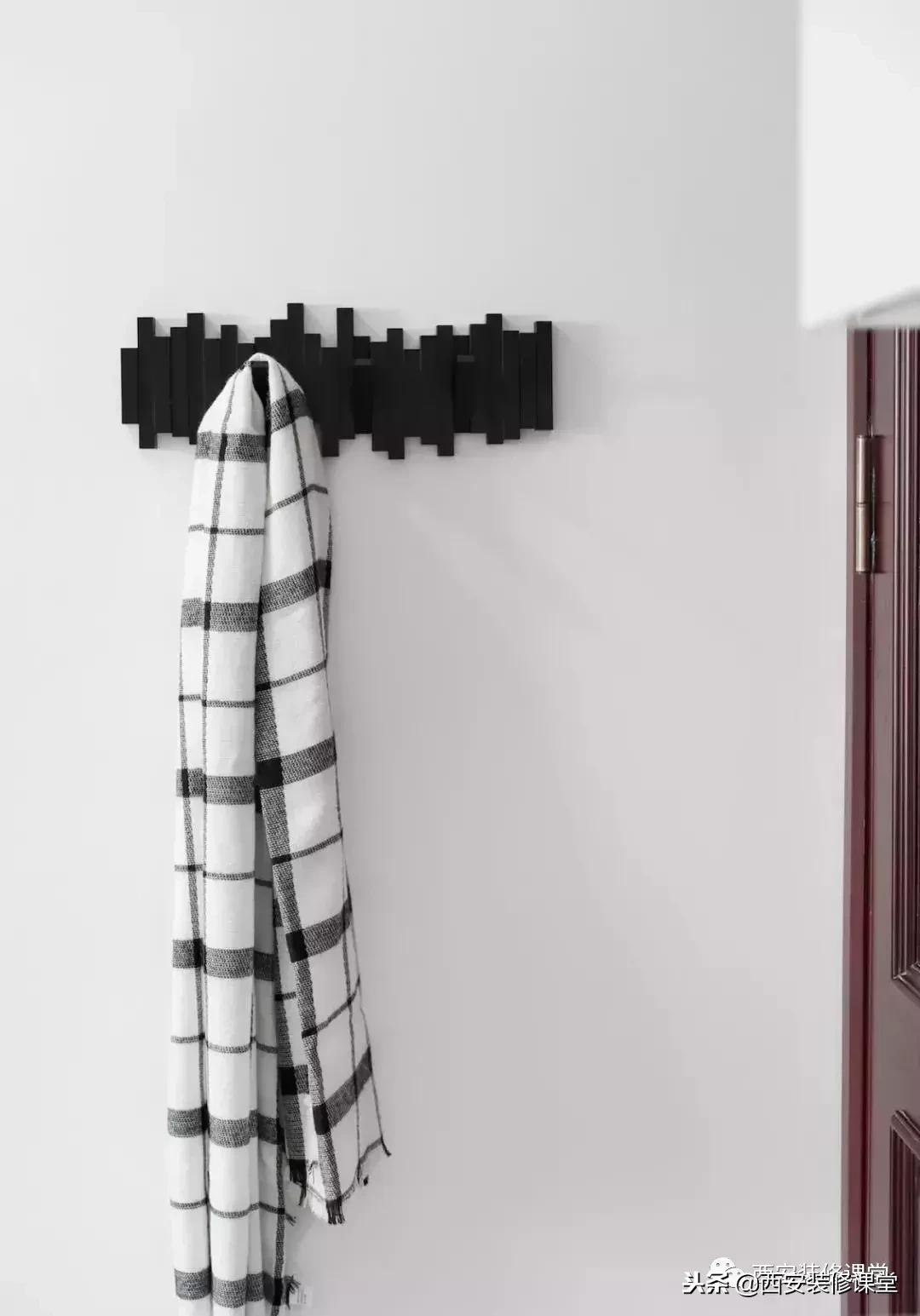 玄关挂钩可隐藏,有挂钩的玄关简洁美观好实用