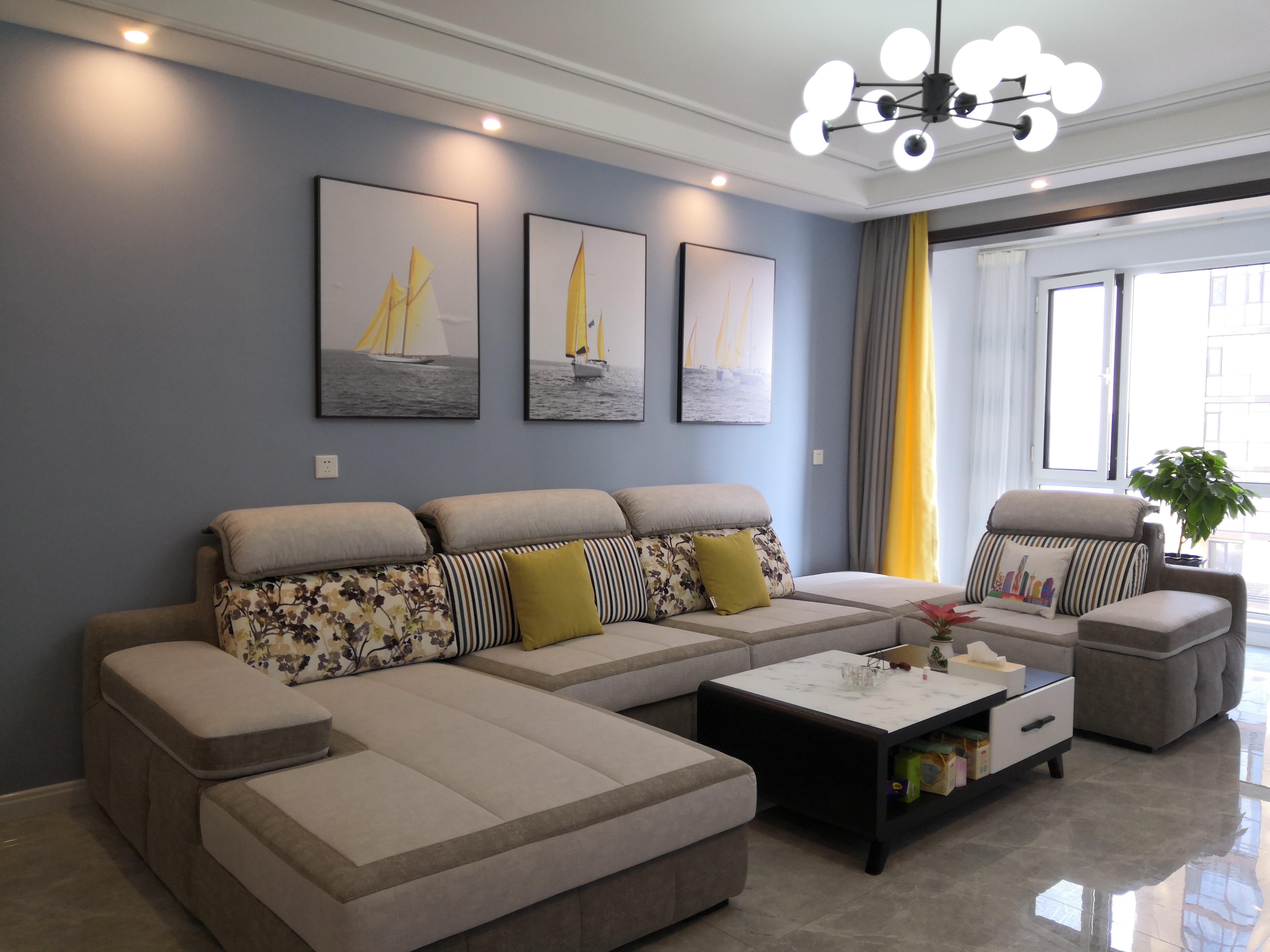 万达华宅120平装修,万达120平精装房装修效果图